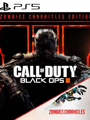 Call of Duty Black Ops III mas DLC Zombies Chronicles PS5 